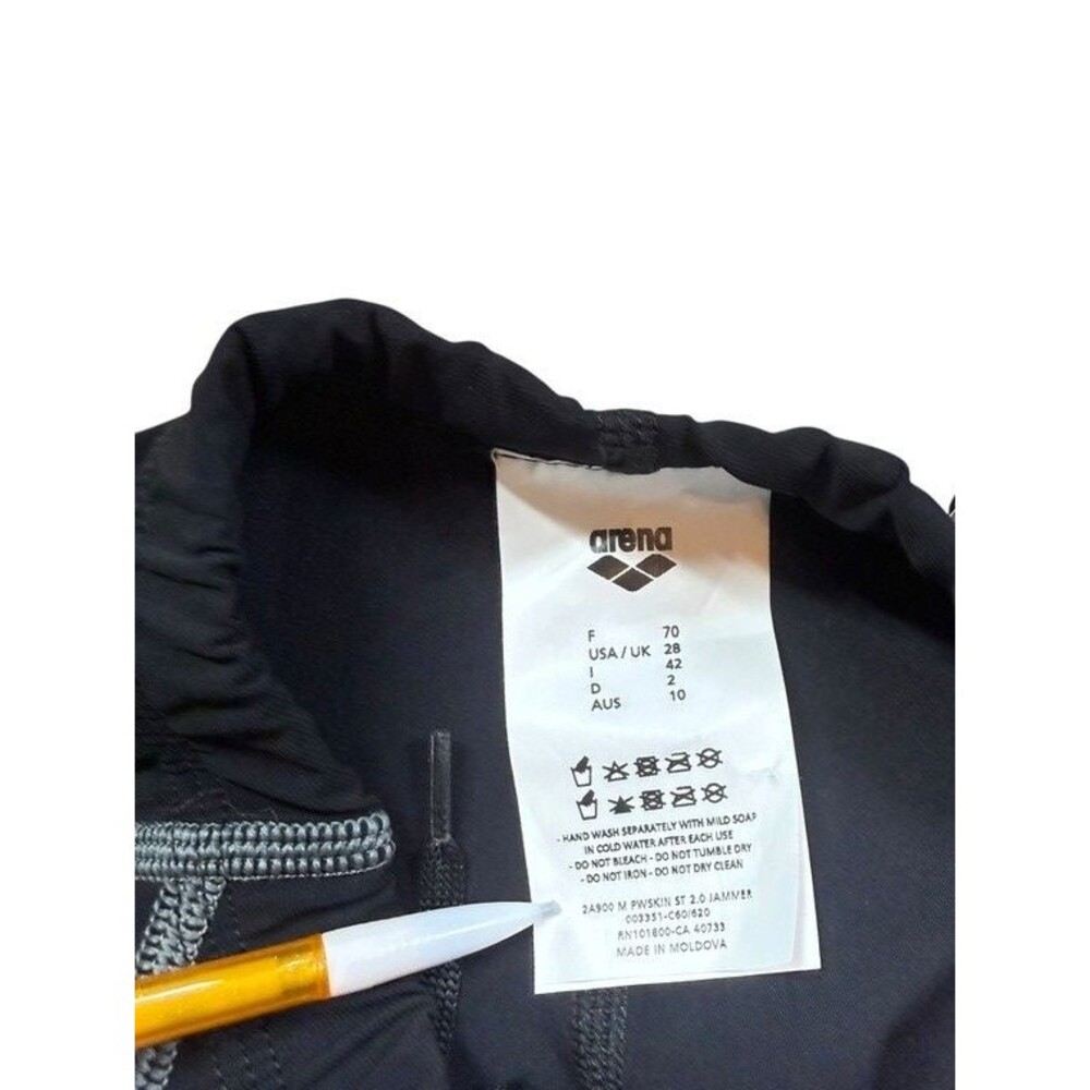 Arena Power Skin St 2.0 Jammer Mens Size 28 Black Swimsuit Competitive Racing - Picture 4 of 8
